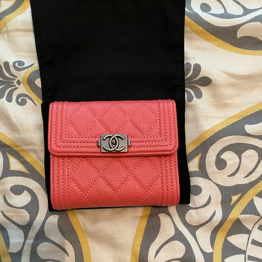 CHANEL small flap wallet